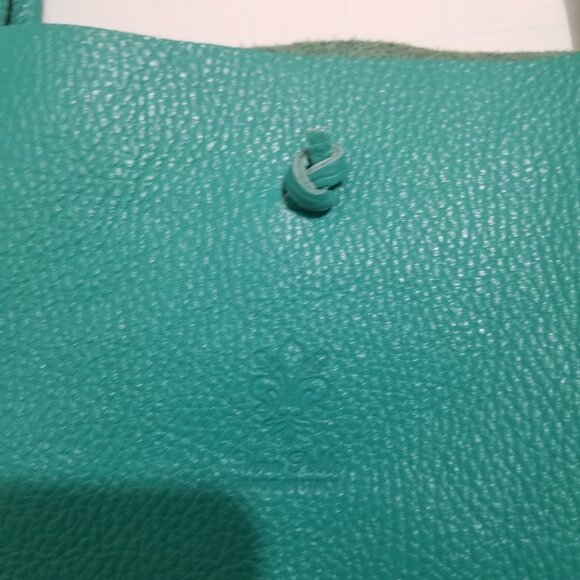 Vera Pelle Brand leather purse in Green - Picture 5 of 12